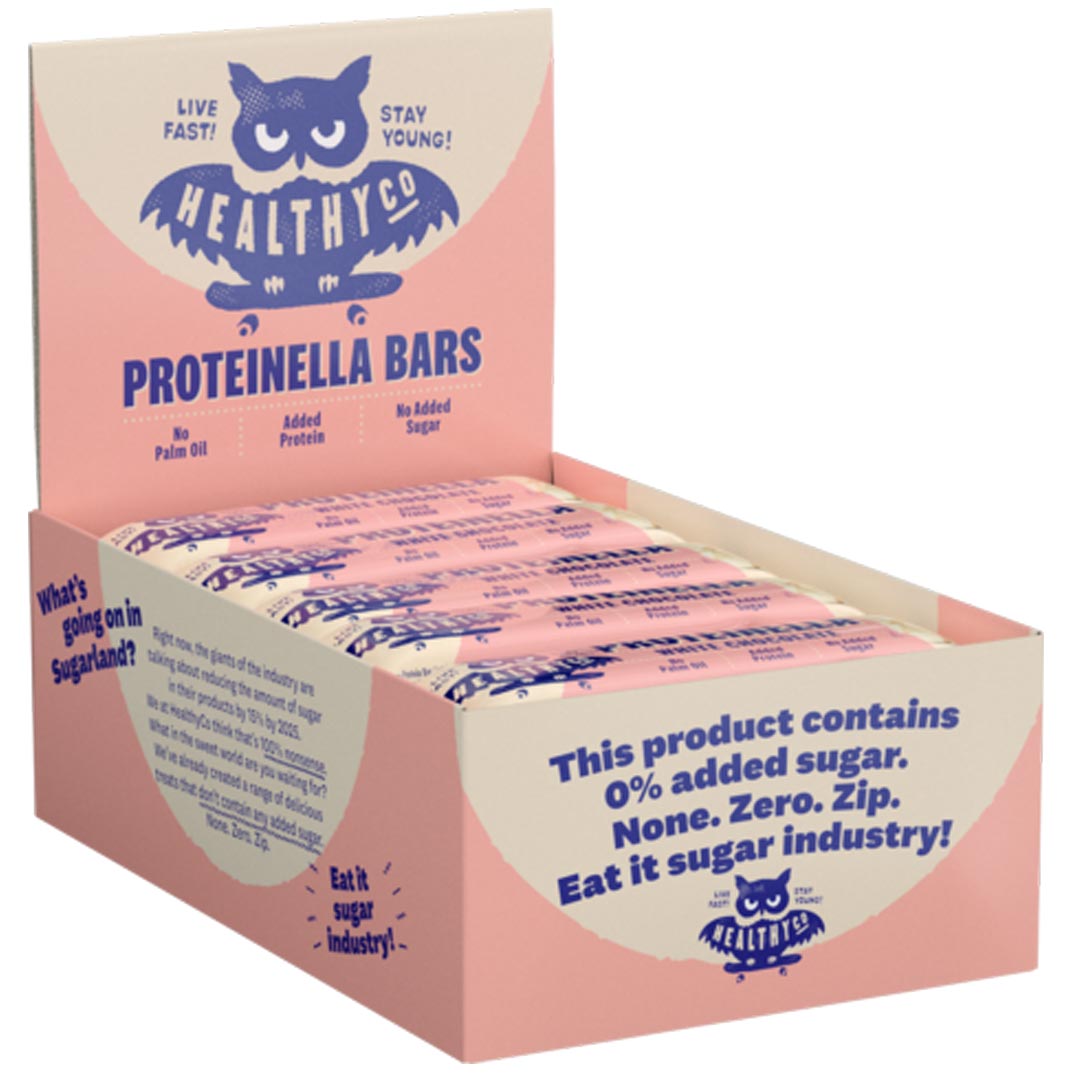 20 x HealthyCo Proteinella Protein Bar 35 g