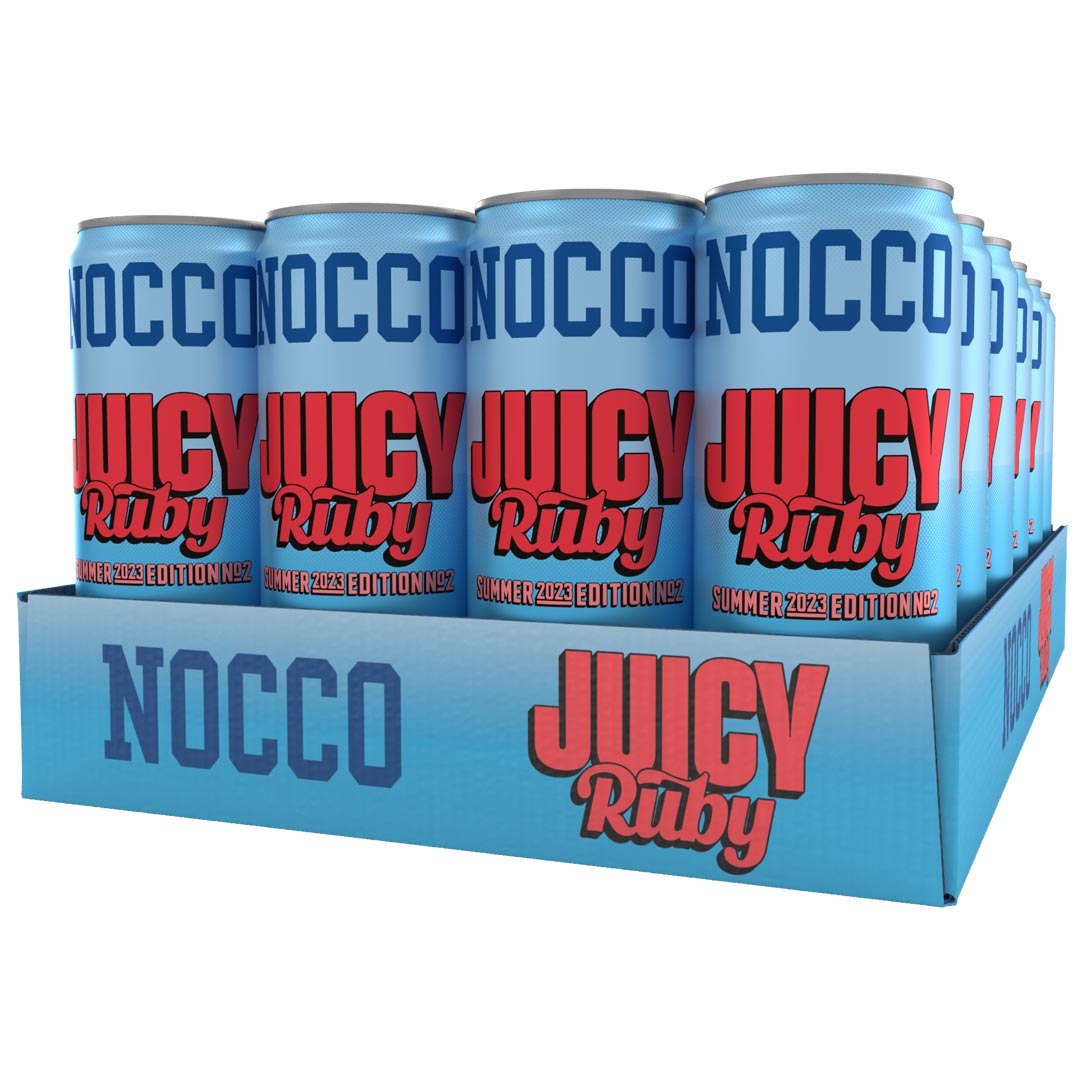 24 x NOCCO BCAA 330 ml Juicy Ruby