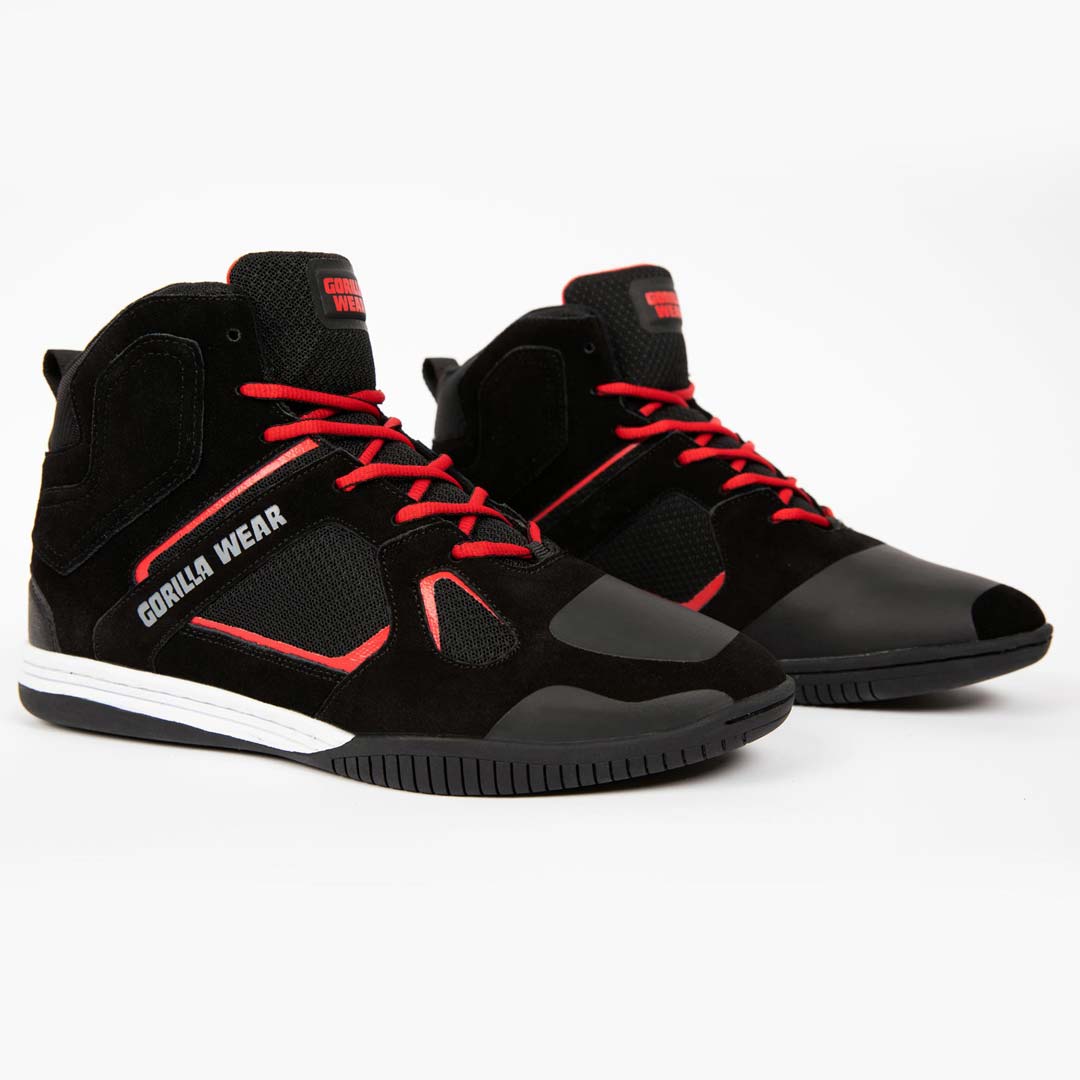 Gorilla Wear Troy High Tops Black & Red 41