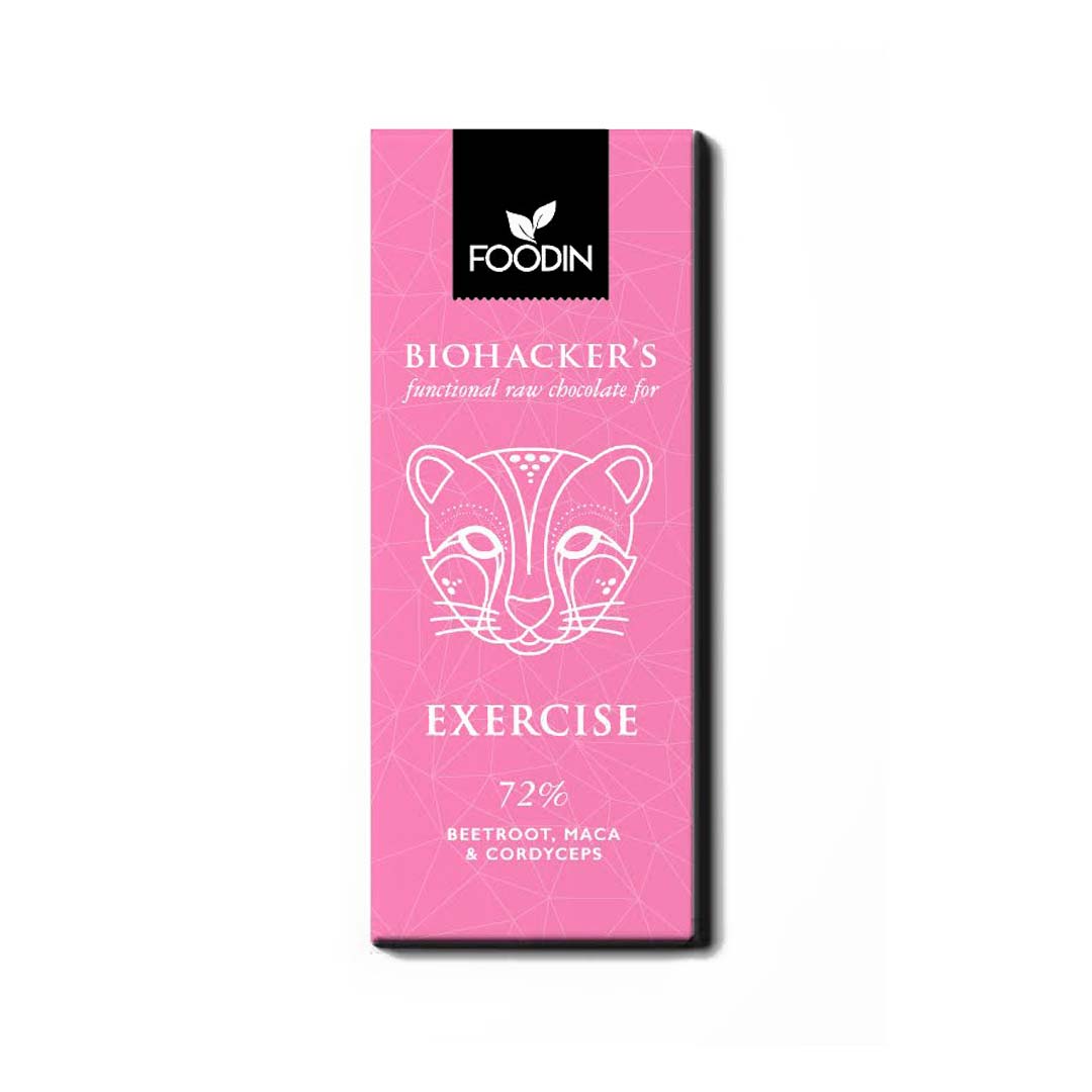 Foodin Raw Chocolate Biohacker‚Äôs Exercise 72% 40 g