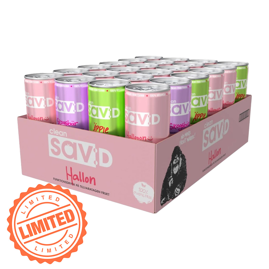 24 x Clean Sav:D 330 ml Mixflak Utvalda smaker