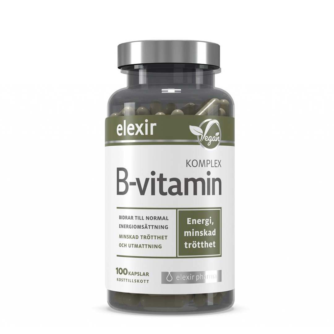 Elexir Pharma B-Vitamin Komplex 100 caps