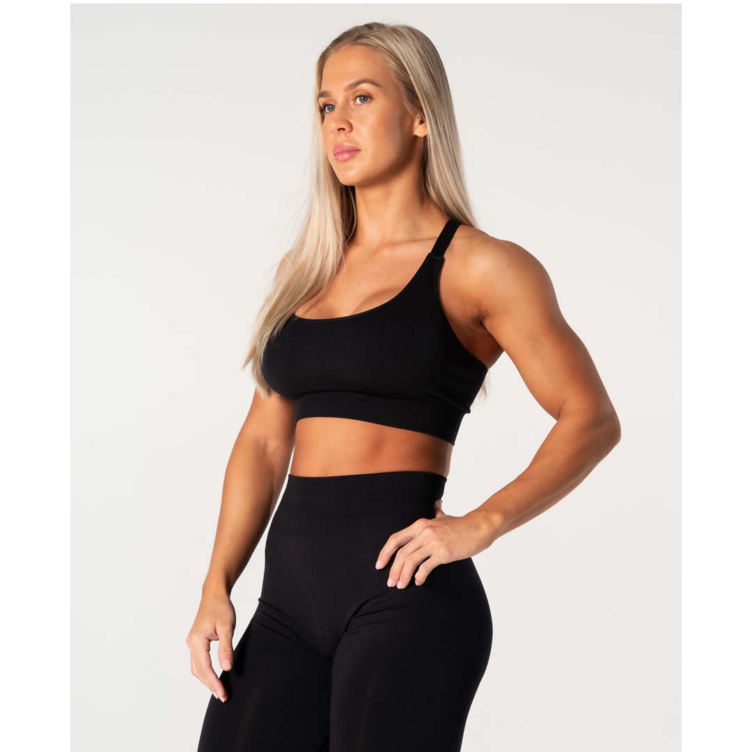 Relode Scrunch Top Black