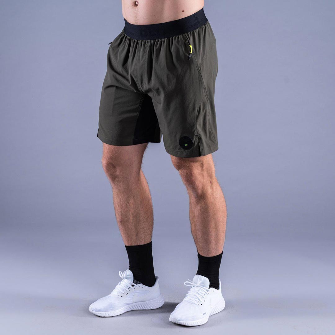 CLN Energy Stretch Shorts Forrest Green