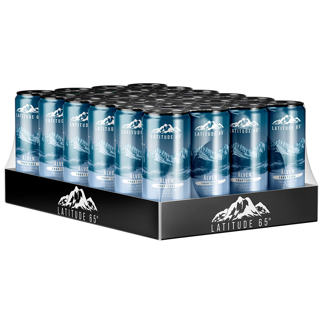 24 x Latitude 65 330 ml Älven - Fruktsoda
