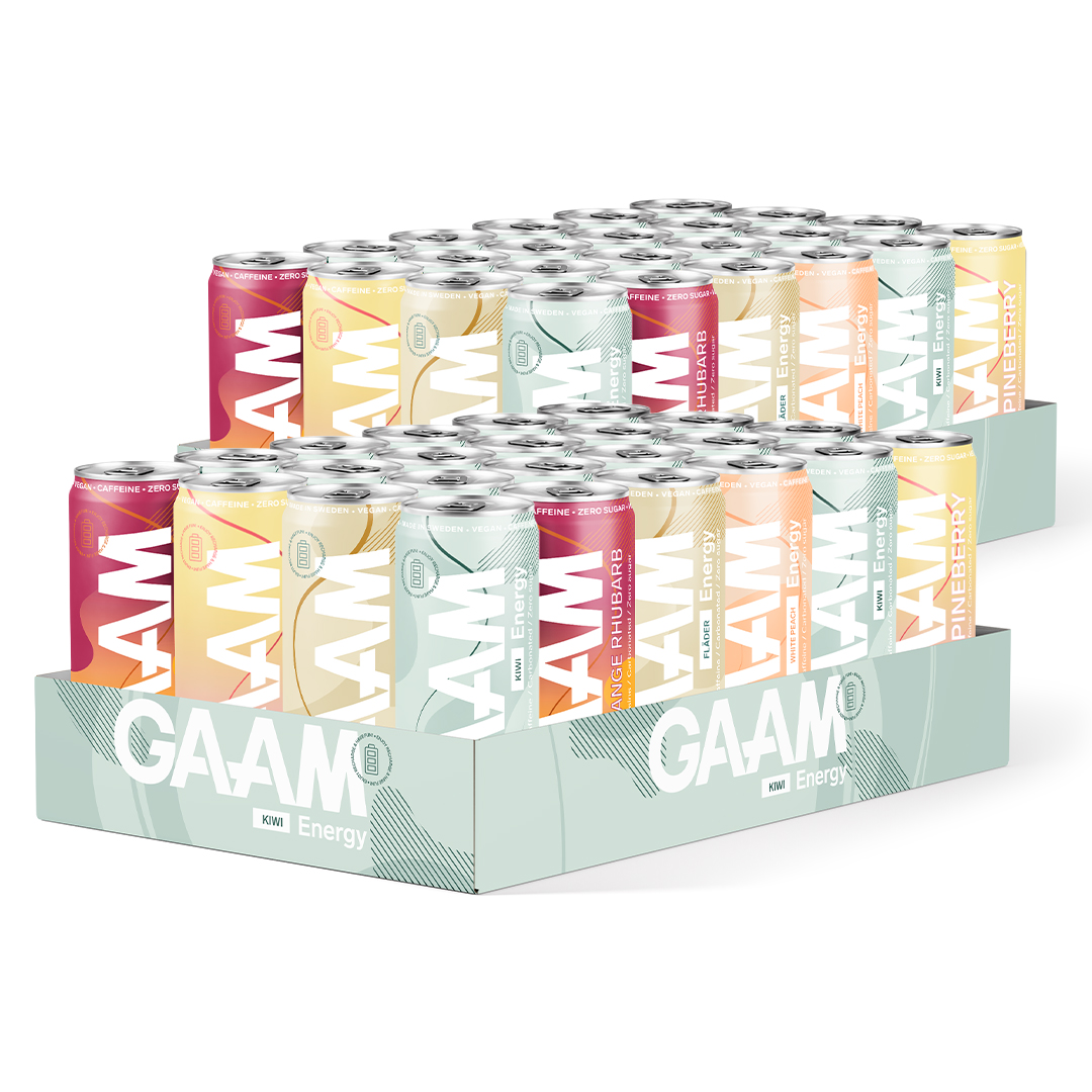 48 x GAAM Energy 330 ml Mixflak