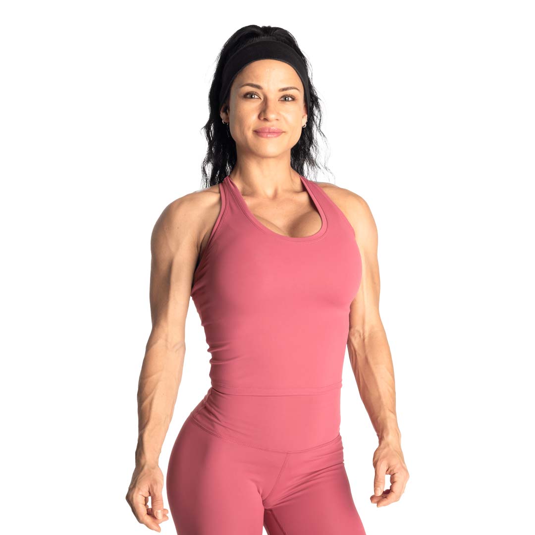 Better Bodies Core Crop T-back Rouge Pink