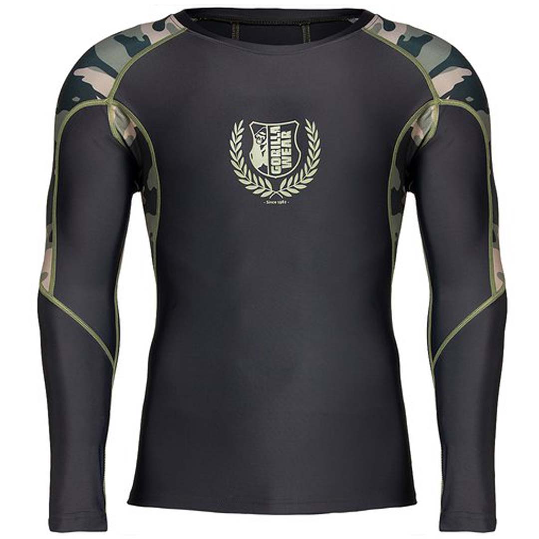 Gorilla Wear Lander Rashguard Longsleeve Army Green Camo