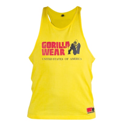 Gorilla Wear Classic Tank Top Yellow