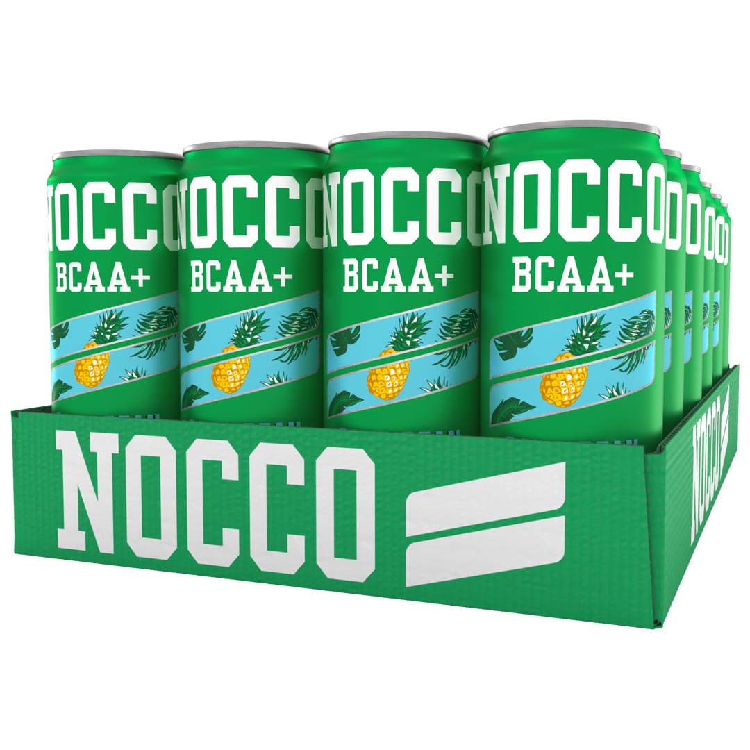 24 x NOCCO BCAA + 330 ml Caribbean (Koffeinfri)