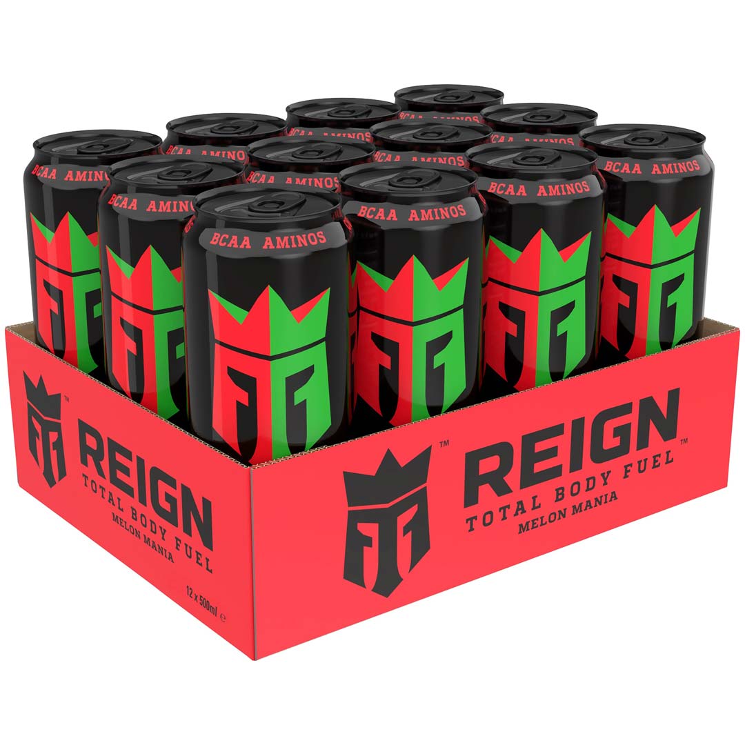12 x Reign Total Body Fuel 500 ml Melon Mania