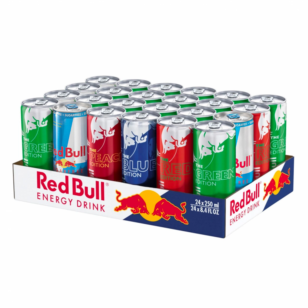 24 x Red Bull Energidryck 250 ml Mixflak