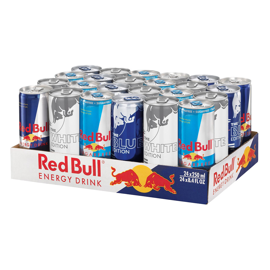 24 x Red Bull Energidryck 250 ml Mixflak