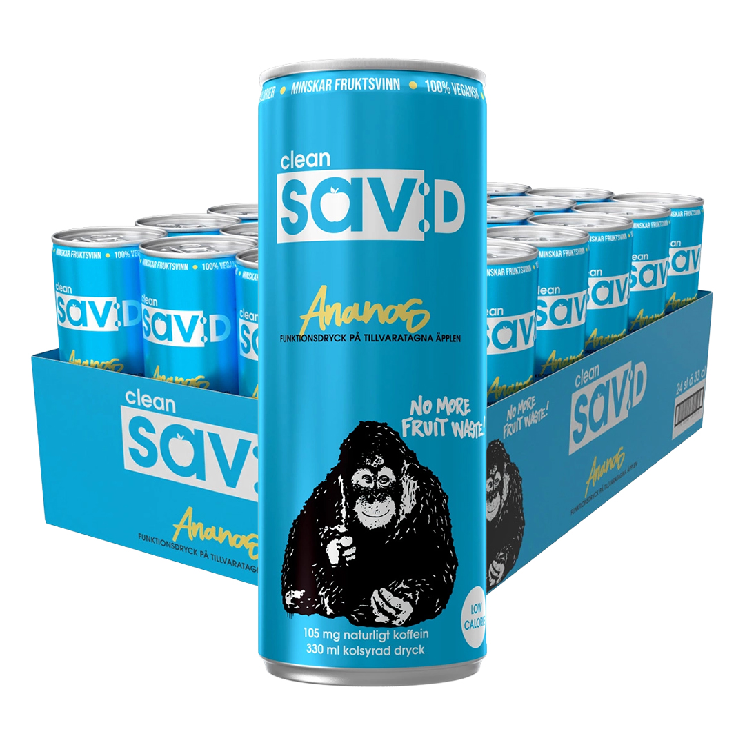 24 x Clean sav:D 330 ml Ananas
