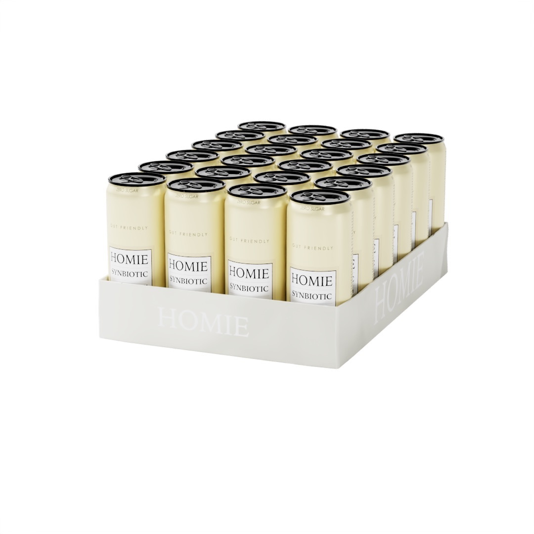 24 x Homie Wake Up Synbiotic 330 ml Pineapple Pear