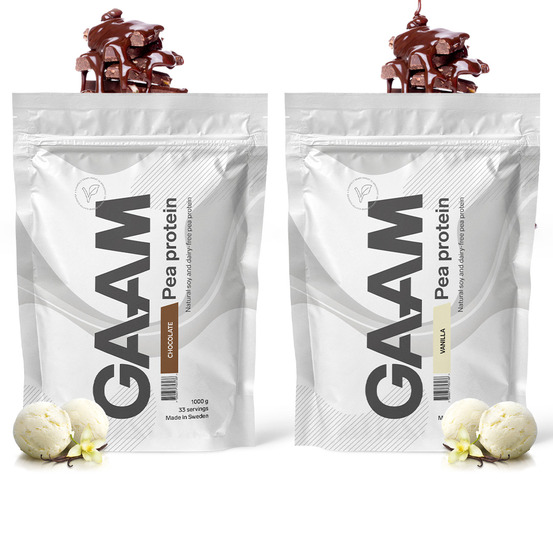 2 x GAAM Pea Protein 1 kg