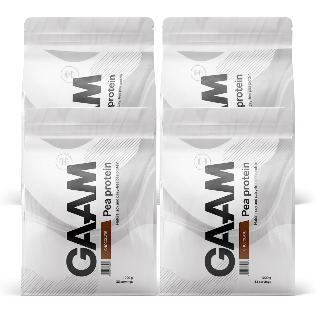 4 x GAAM Pea Protein 1 kg