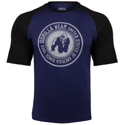 Gorilla Wear Texas T-Shirt Navy & Black