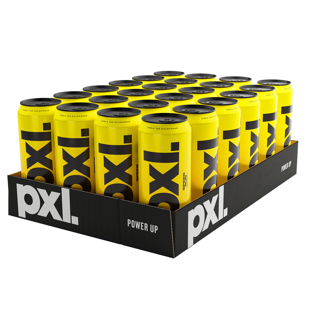 24 x PXL Energy 500 ml Speed Run