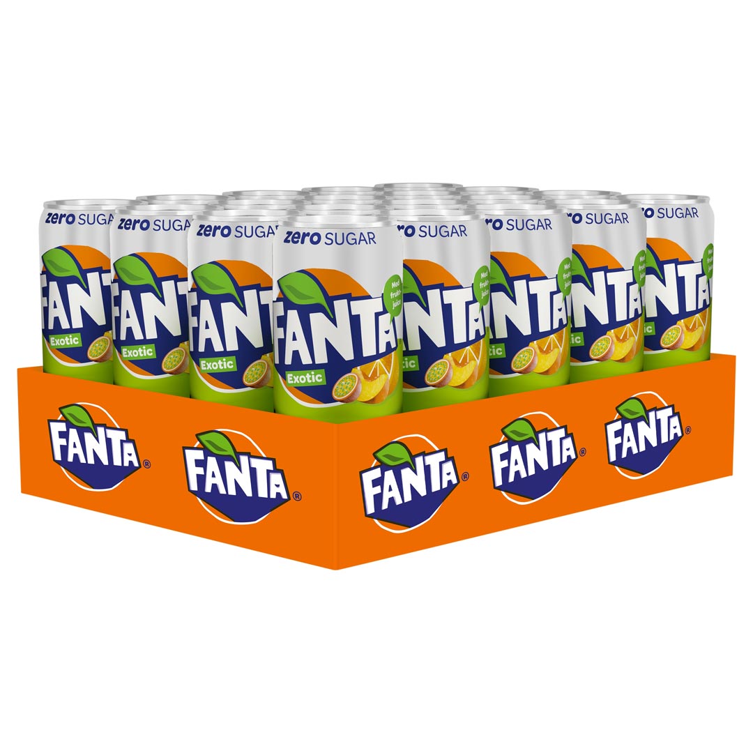 20 x Fanta Exotic Zero 330 ml