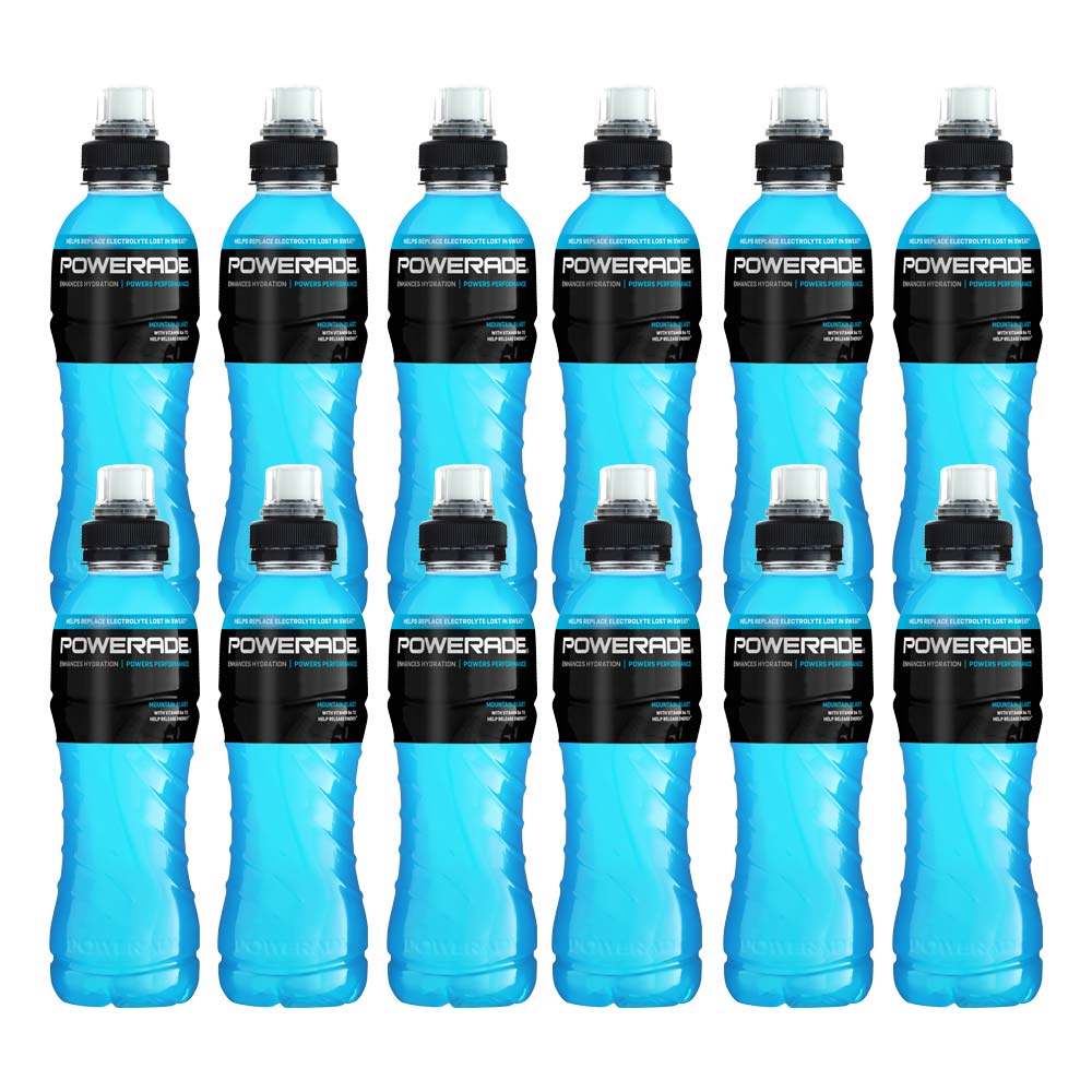 12 x Powerade 500ml Mountain Blast