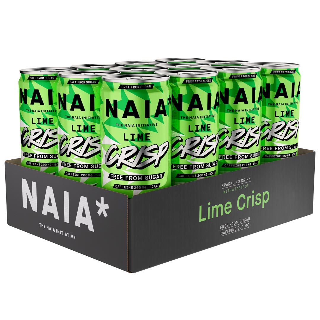 12 x NAIA* Energy BCAA 330 ml Lime Crisp