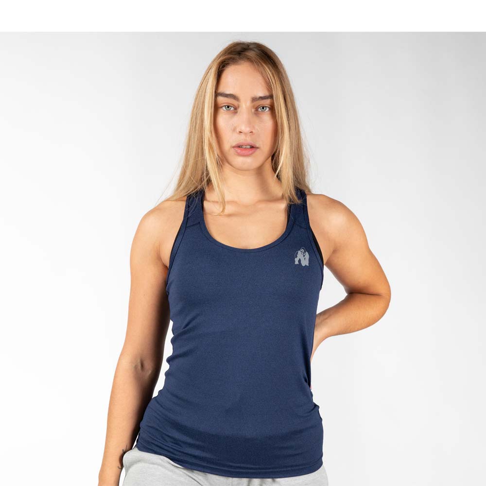 Gorilla Wear Aspen Tank Top Navy Blue