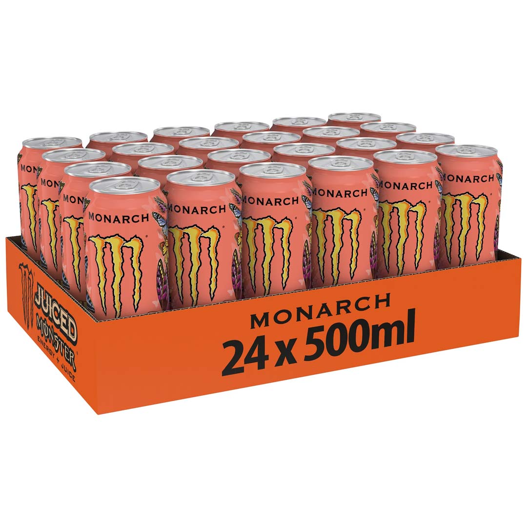 24 x Monster Energy 500 ml Monarch