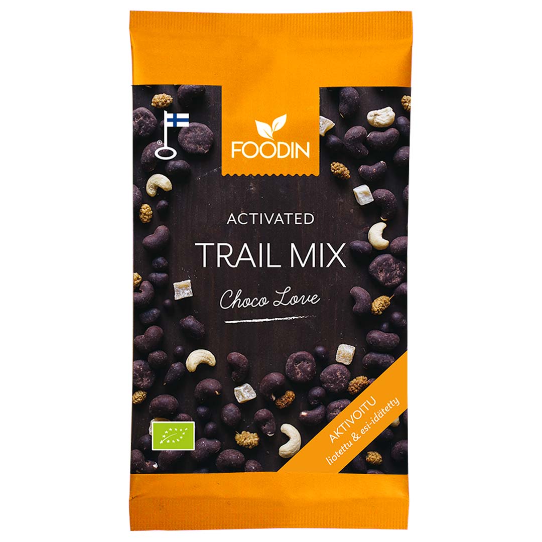 Foodin Chocolove Trail Mix Activated Organic 70 g