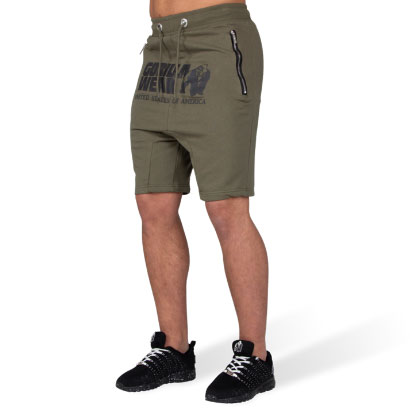 Gorilla Wear Alabama Drop Crotch Shorts Army Green