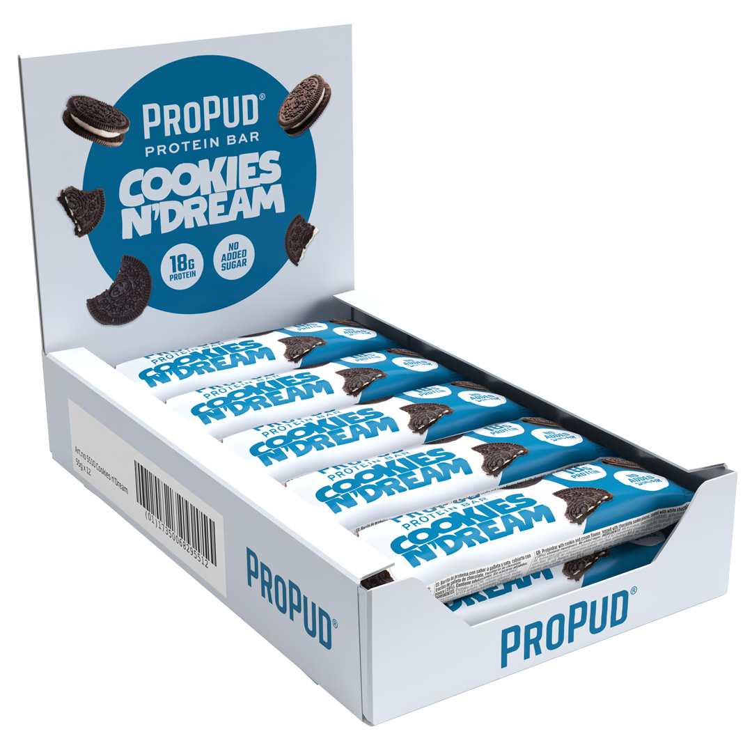 12 x NJIE ProPud Proteinbar 55 g Cookies n' Dream