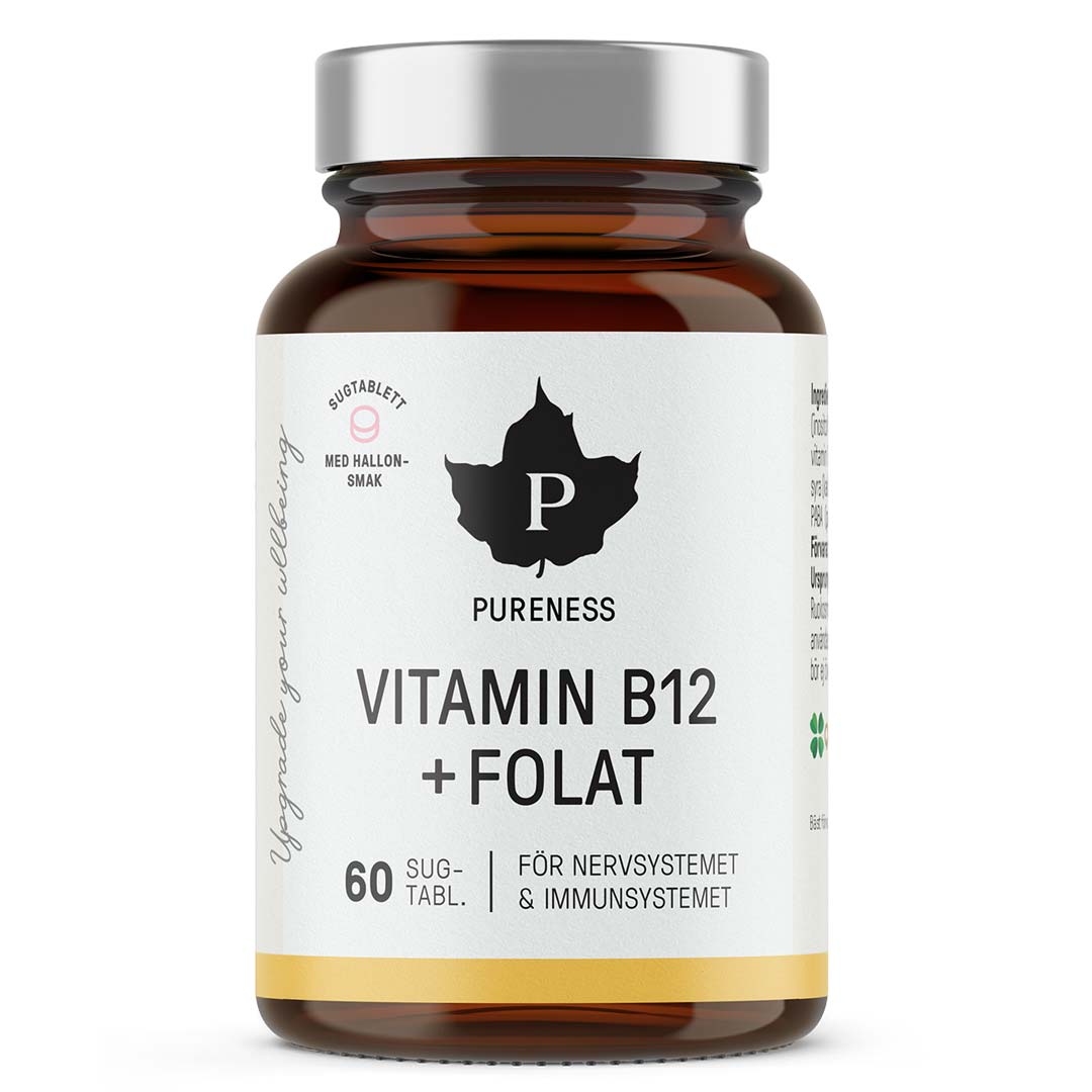 Pureness Vitamin B12 + Folat, 60 Tabs
