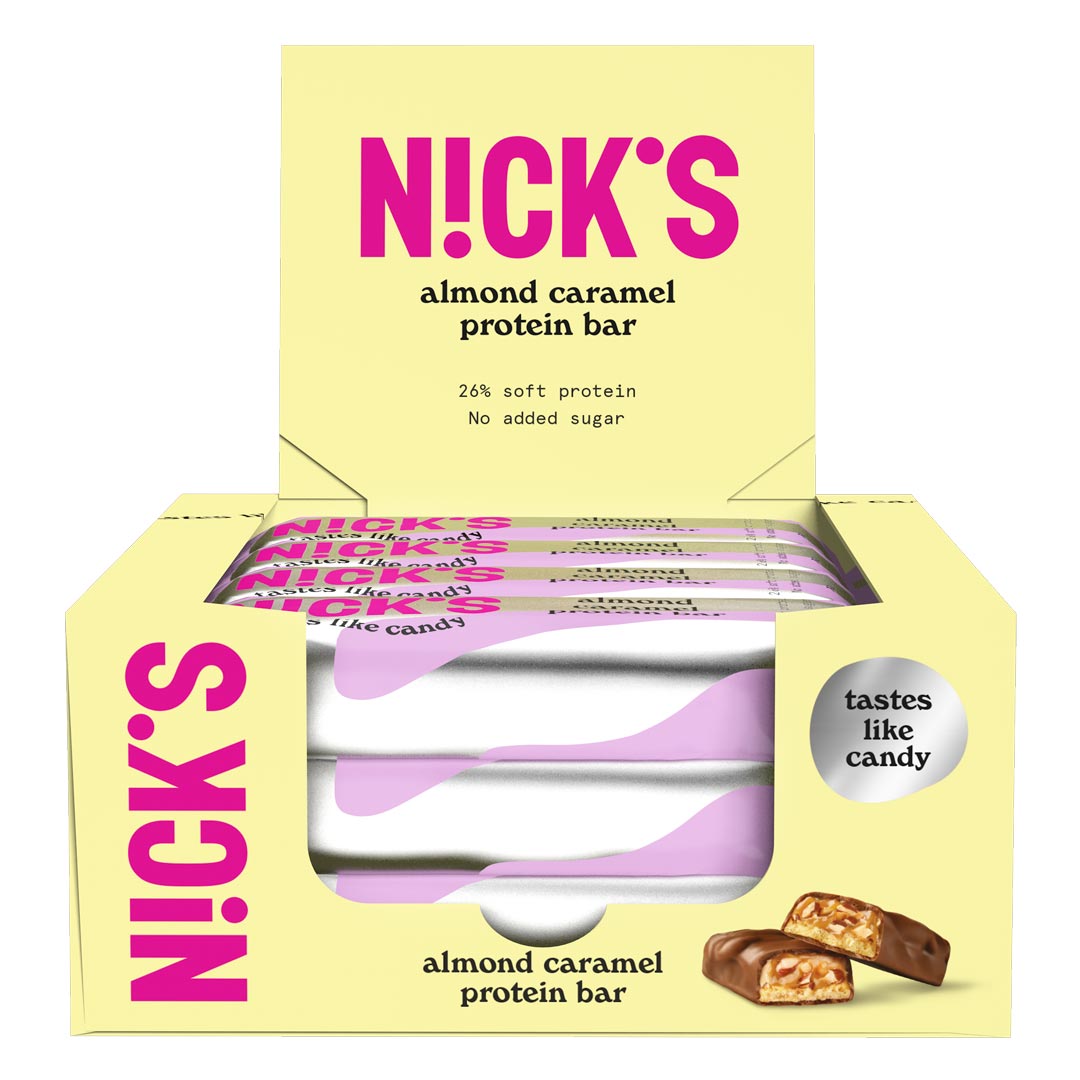 12 x NICKS Soft bar 50 g Almond Caramel