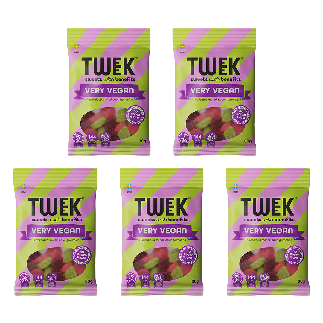 5 x Tweek Sweets 80 g Very Vegan