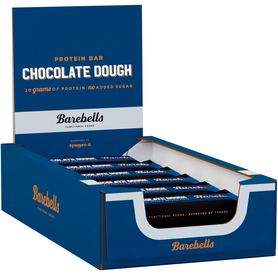 12 x Barebells Protein Bar 55 g Chocolate Dough