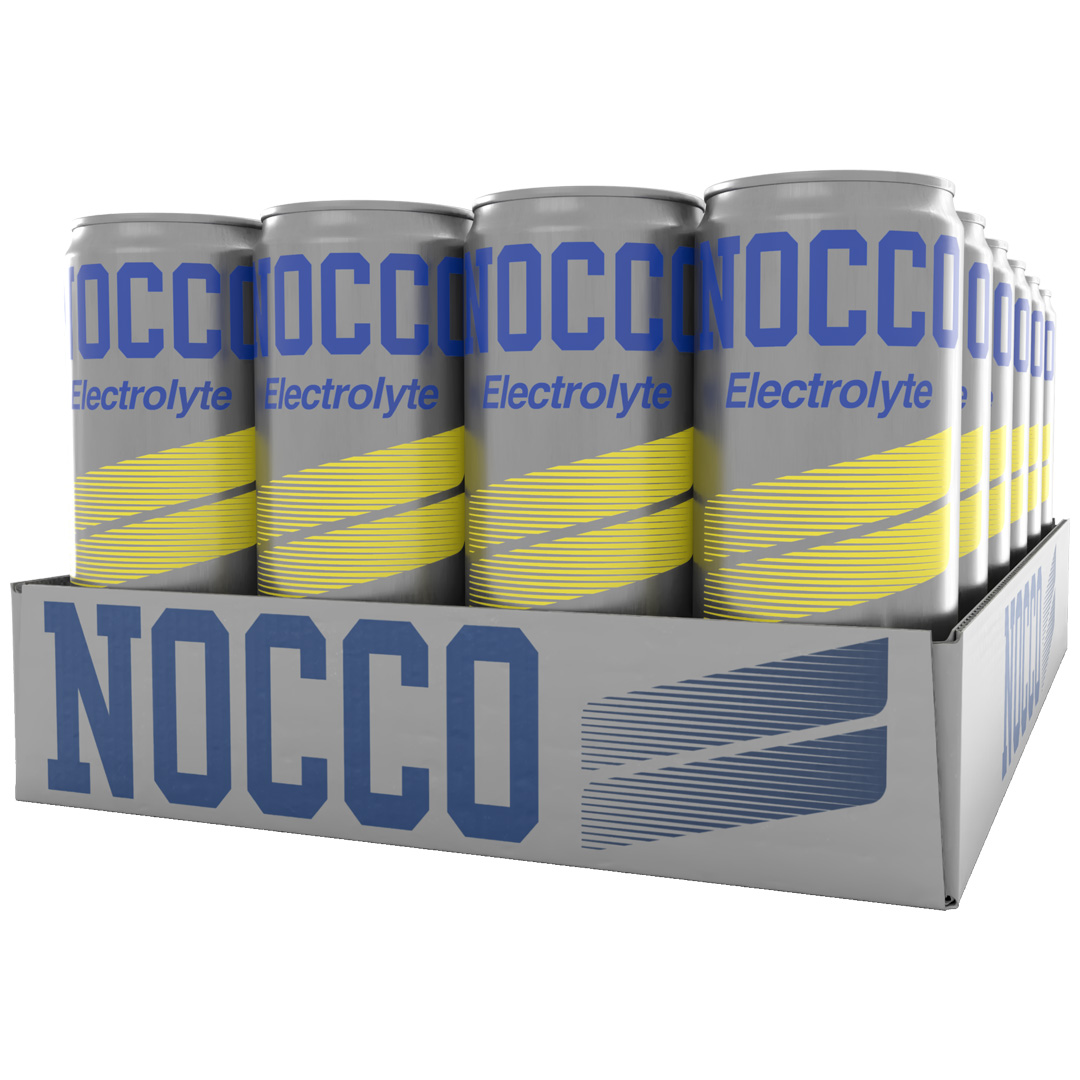 24 x NOCCO Electrolyte 355 ml Lemon Lime