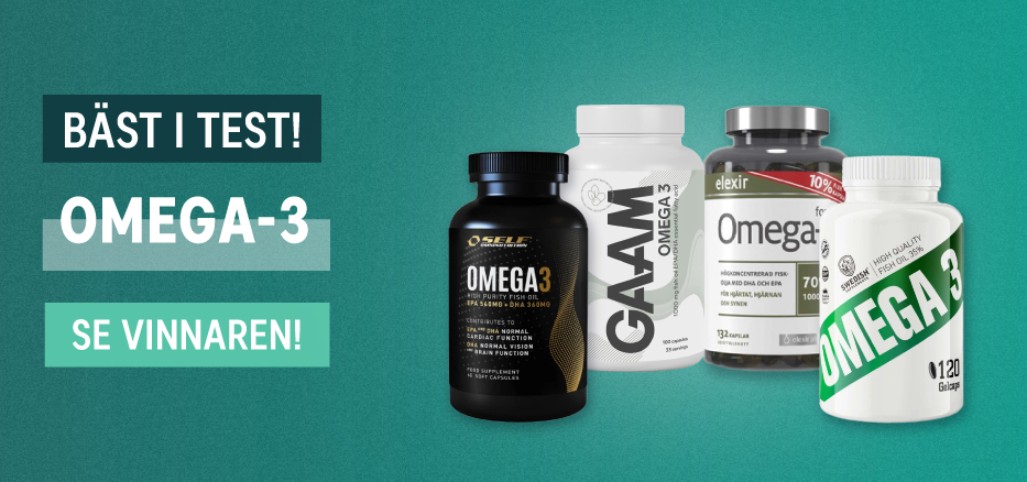 Omega-3 bäst i test 2024 