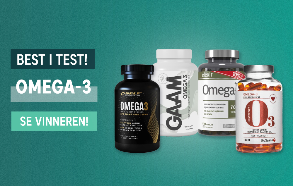 Hvilken Omega-3 er best? Finn de beste Omega-3 her!