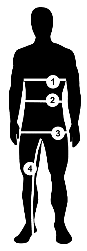 Fitnessjunkie Size Chart men