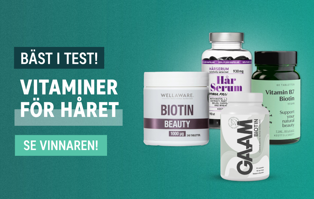 Bästa vitaminer för håret - Bäst i test 2024