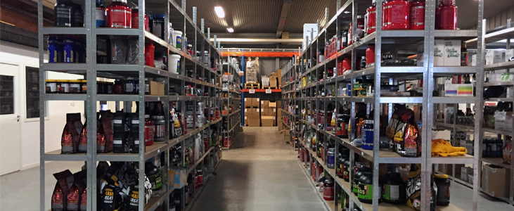 Proteinbolaget lager / warehouse