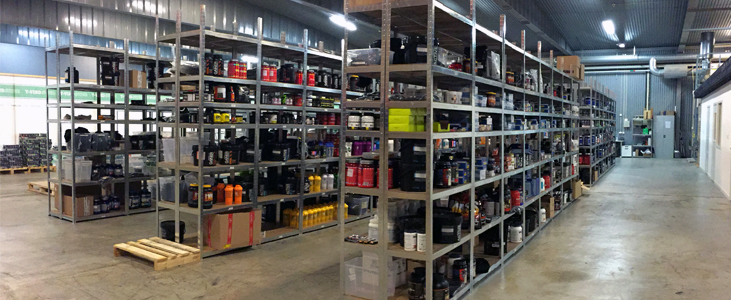 Proteinbolaget lager / warehouse