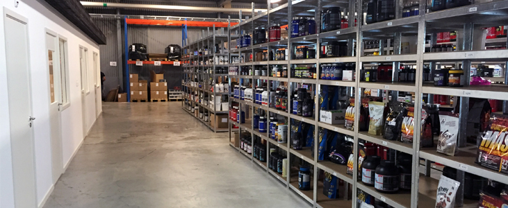 Proteinbolaget lager / warehouse