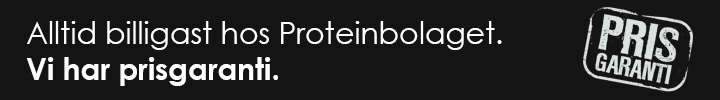 Proteinbolaget är alltid billigast. Vi har prisgaranti!
