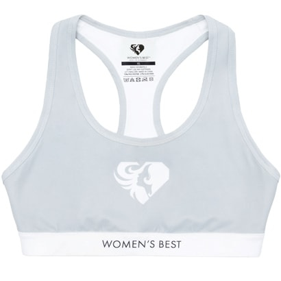 Womens Best Exclusive Bra Grey/White i gruppen Träningskläder / Sport-BH hos Proteinbolaget (PB-0000)