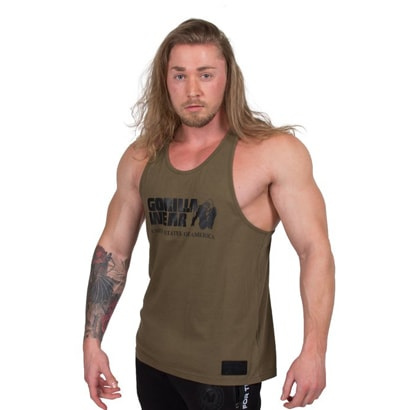 Köp Gorilla Wear Classic Tank Top Army Green, Billigt & Snabb leverans