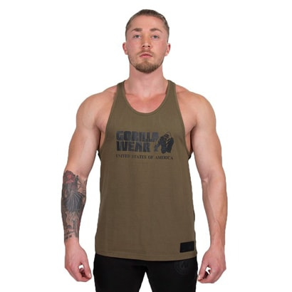 Gorilla Wear Classic Tank Top Army Green Gorilla Wear Classic Tank Top Army Green