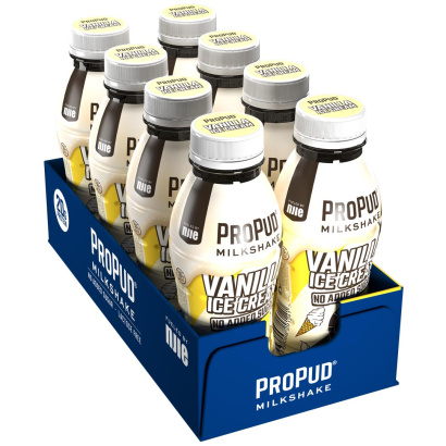 8 x NJIE ProPud Protein Milkshake 330 ml