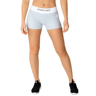 Womens Best Exclusive Shorts Grey/White i gruppen Träningskläder / Shorts hos Proteinbolaget (PB-0227)