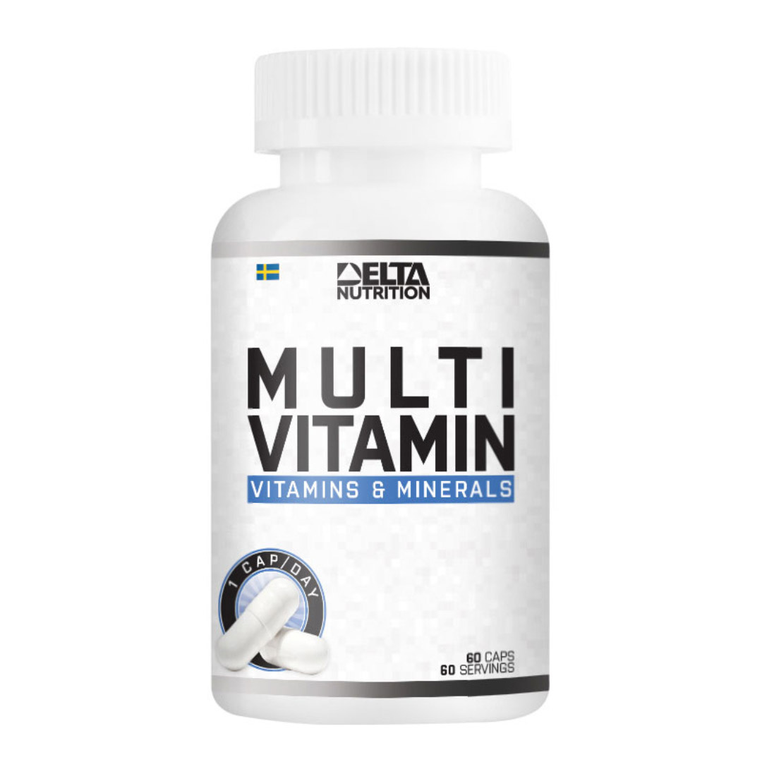 Delta Nutrition Multivitamin 90 caps i gruppen Kosttillskott / Vitaminer / Multivitamin hos Proteinbolaget (PB-033)